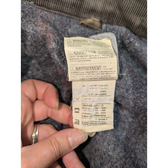 Vintage Carhartt‎ CO2CHT Blanket Lined Dark Brown Chore Jacket Coat Size 2XL - Picture 11 of 14